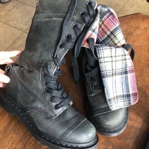 Doc Marten Triumph Boot Fold over Leather Combat